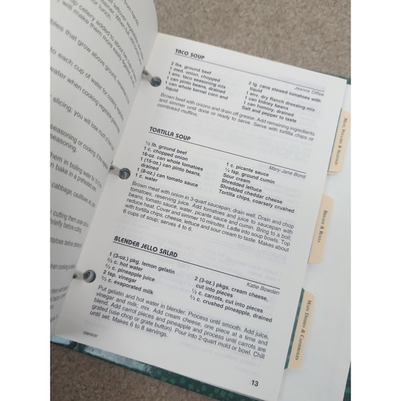 UMW Of First United Methodist Church Spiral Cookbook Elon College, N.C.   1997 - Picture 9 of 13